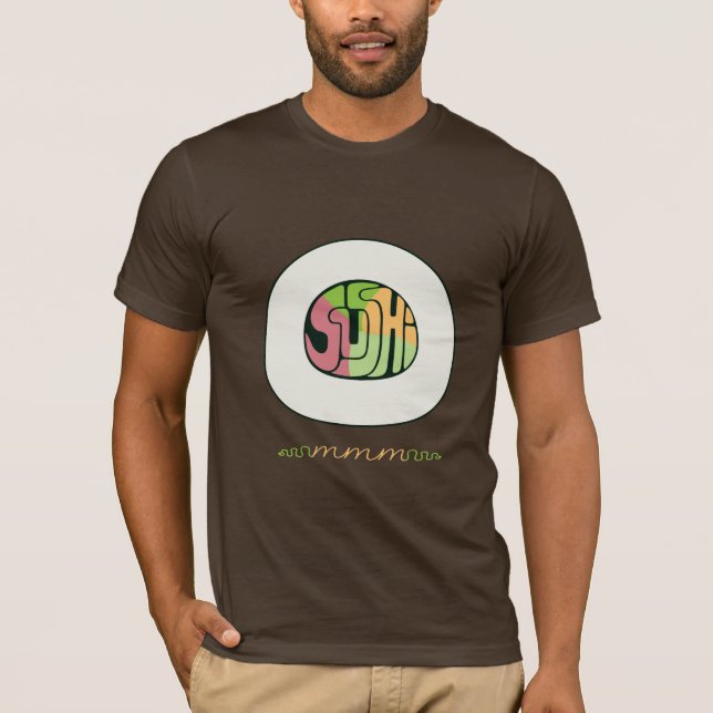 Camiseta Sushi mmm Shirt (Anverso)
