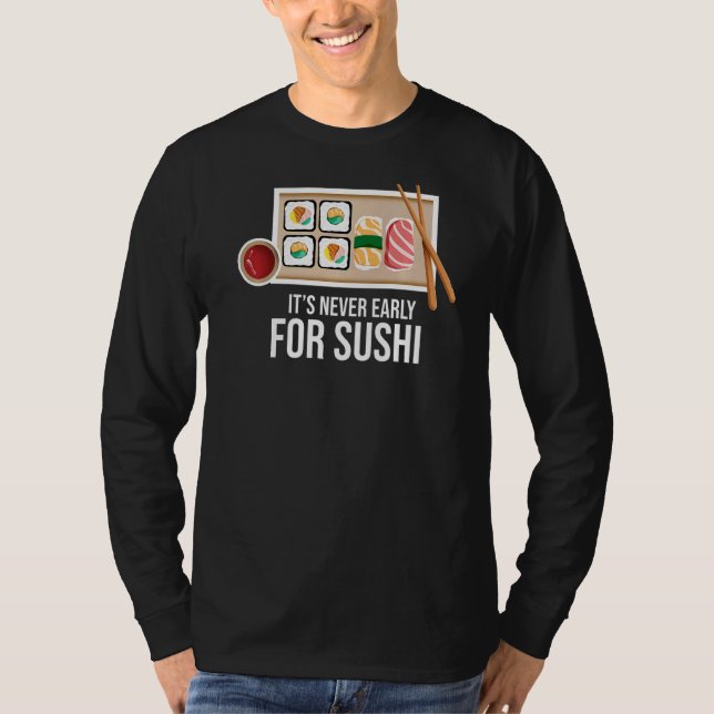 Camiseta Sushi Nigiri, comida japonesa (Anverso)