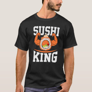 Camiseta Sushi Nigiri Sashimi Salmon