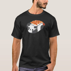 Camiseta Sushi Panda Para Hombres Mujeres Cuidan Comida Jap