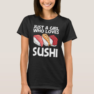 Camiseta Sushi Para Chicas Mujeres Mamá Sushi Japonesa