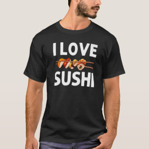 Camiseta Sushi Para Hombres Mujeres Rollo De Sushi Arroz Vi