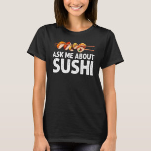 Camiseta Sushi Para Hombres Mujeres Sushi Rollo de Arroz Vi