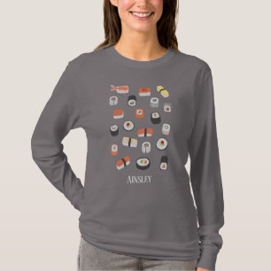 Camiseta Sushi personalizado