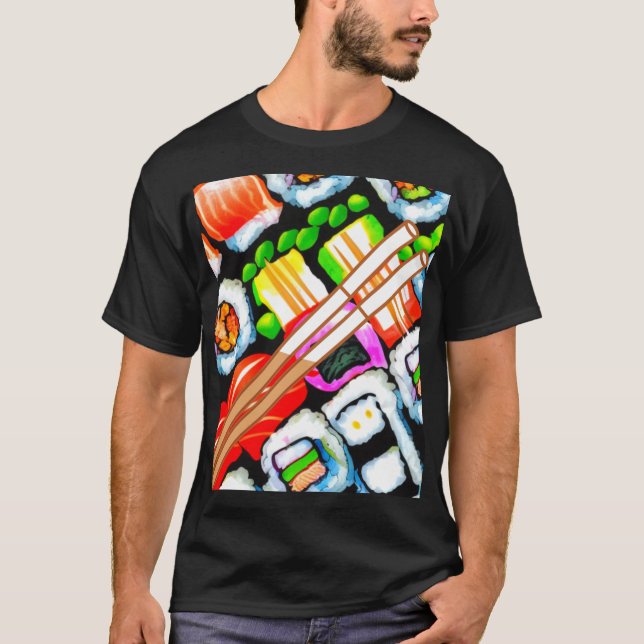 Camiseta Sushi pop (Anverso)