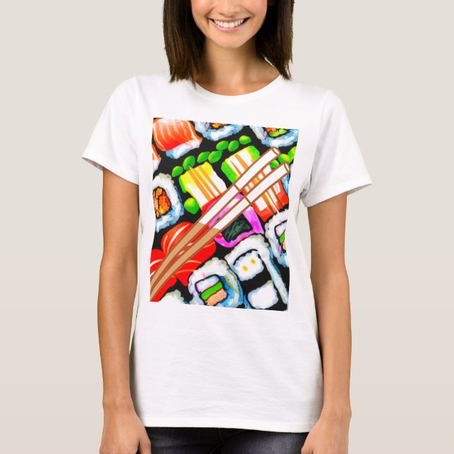 Camiseta Sushi pop (Anverso)