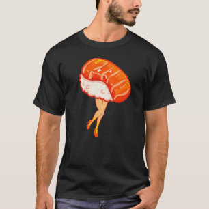 Camiseta Sushi prepara comida japonesa asiática para sushi