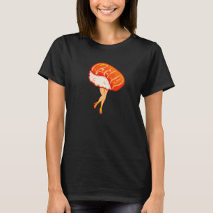 Camiseta Sushi prepara comida japonesa asiática para sushi