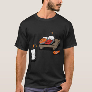 Camiseta Sushi que camina dormido Divertido Sushi Kawaii de