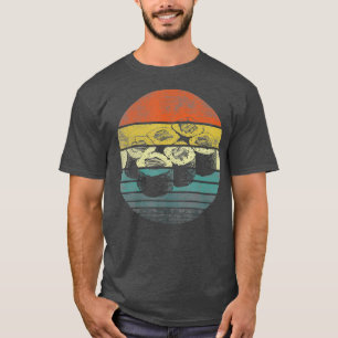 Camiseta Sushi retro rollo Sashimi Lover japonés gracioso