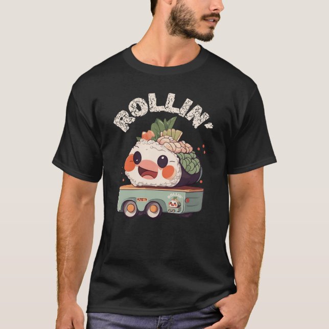Camiseta Sushi Rollin' (Anverso)
