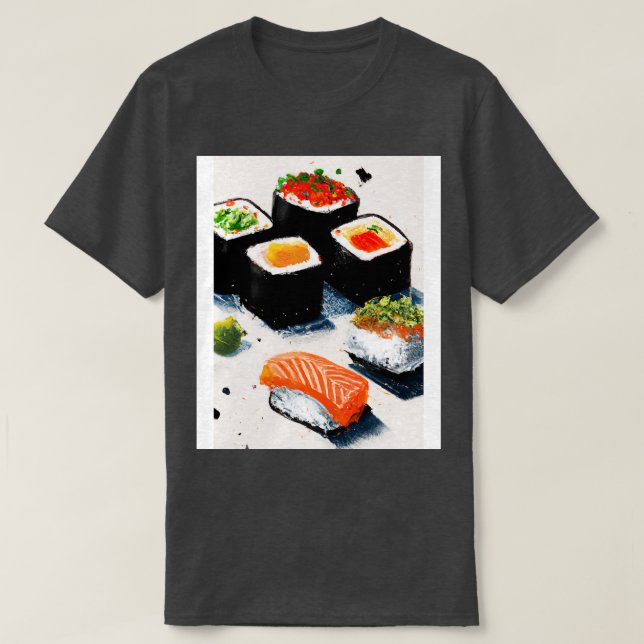 Camiseta Sushi Rolls (Diseño del anverso)