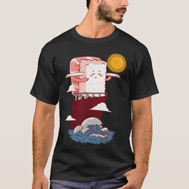 Camiseta Sushi Romántico (Anverso)