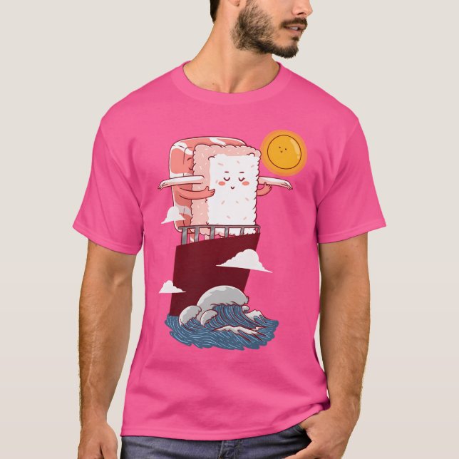 Camiseta Sushi romántico (Anverso)