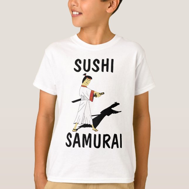 CAMISETA SUSHI SAMURAI FUNNY BOYS T-SHIRS (Anverso)