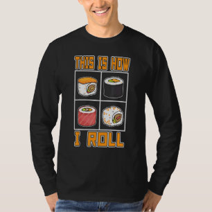 Camiseta Sushi Sashimi Sushi Japón Sushibar Foodie Tuna Fi