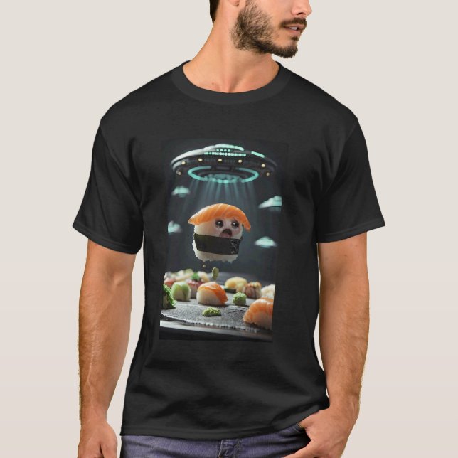 Camiseta Sushi Selfie Ovni (Anverso)