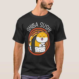 Camiseta Sushi Shiba Alimento de Sushi Japonés