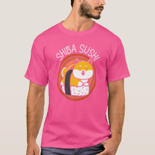 Camiseta Sushi Shiba Alimento de Sushi Japonés