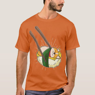 Camiseta Sushi Shiba Inu Perro japonés Sushi Japón