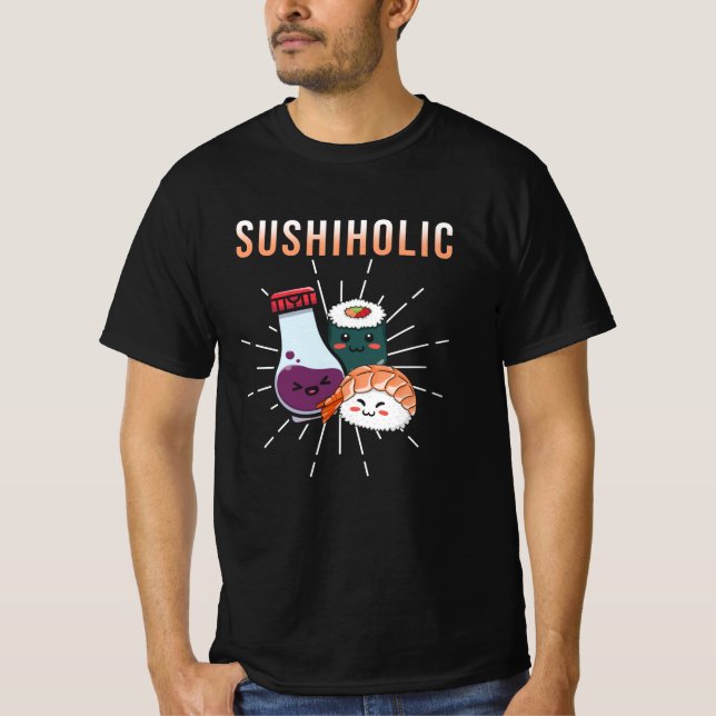 Camiseta Sushi Sushiholic (Anverso)