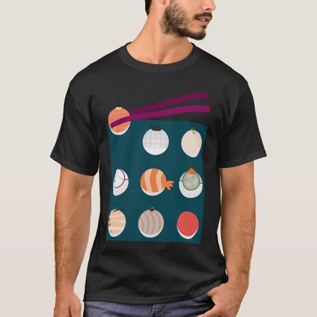 Camiseta Sushi Temari (Anverso)