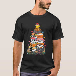 Camiseta Sushi Tree Japonesa Food Lover Xmas Regalos