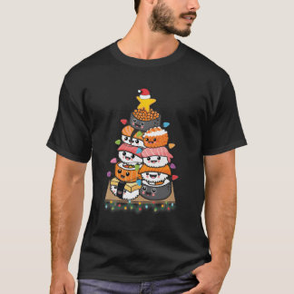 Camiseta Sushi Tree Japonesa Food Lover Xmas Regalos