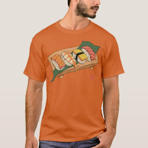 Camiseta Sushi Ukiyoe 