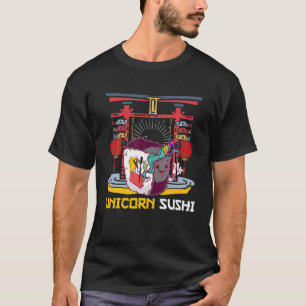 Camiseta Sushi unicornio divertida pega meme con Sushi Arco