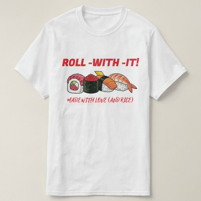 Camiseta SUSHI VIBES: Your New Go-To Tee! (Diseño del anverso)