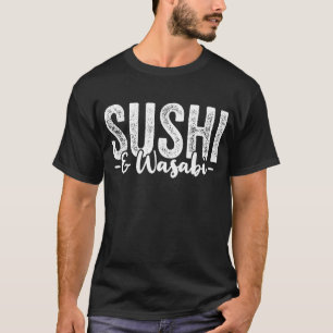 Camiseta Sushi Wasabi regalo japonés de comida asiática