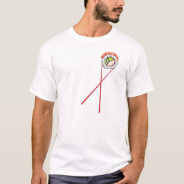 Camiseta Sushi y palillos