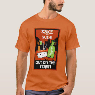 Camiseta Sushi Y Sake Foodies