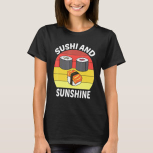 Camiseta Sushi y Sunshine comida japonesa