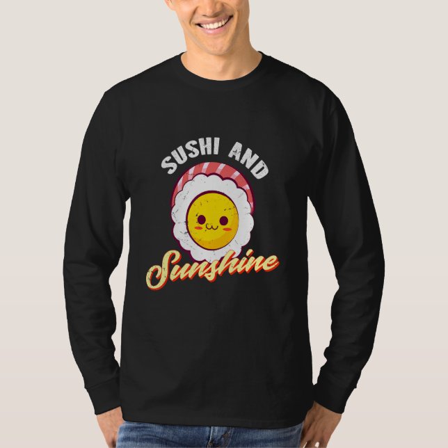 Camiseta Sushi Y Sunshine De Comida Japonesa (Anverso)