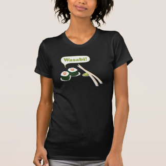 Camiseta sushi y wasabi
