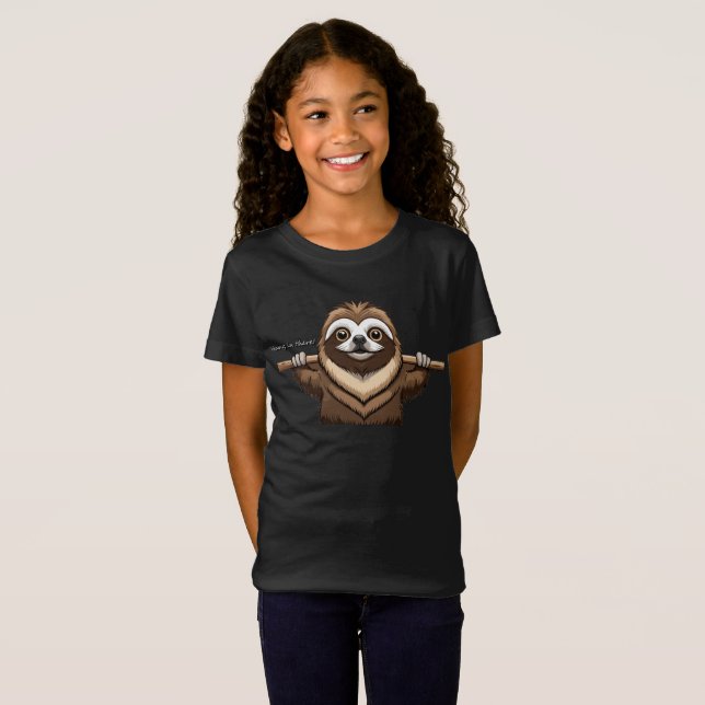 Camiseta Suspender ahí": Palabras Motivadoras de Sloth (Anverso completo)