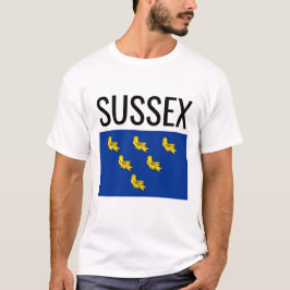 Camiseta Sussex // Bandera del Condado de Inglés