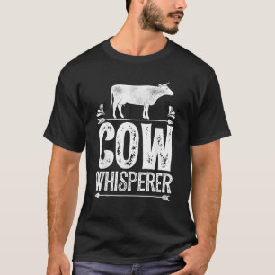 Camiseta Sussurrador de Vacas Divertido Mujeres Hombres Gan