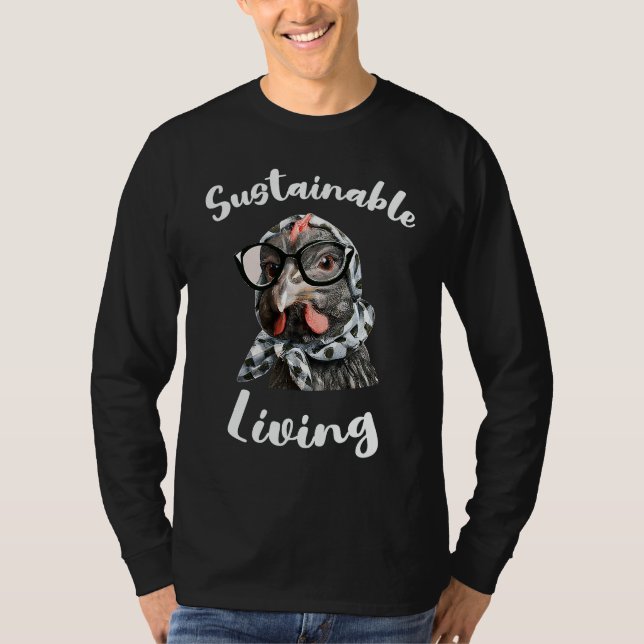 Camiseta Sustainable Living is Sustainable Life for Homeste (Anverso)