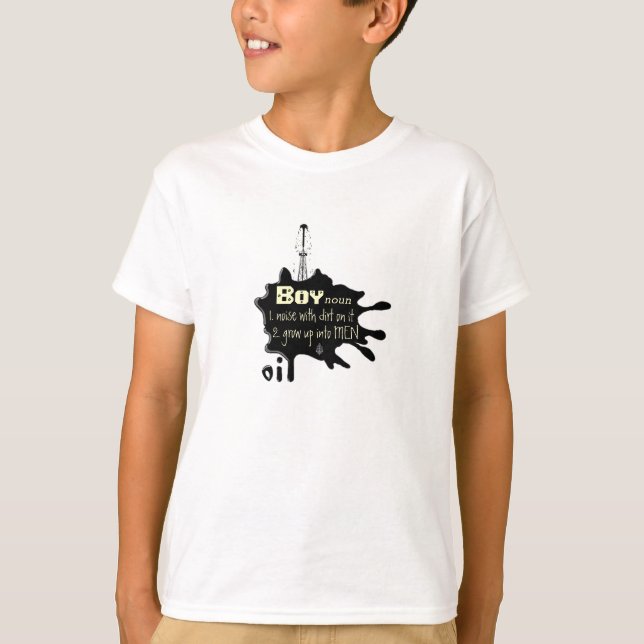 Camiseta Sustantivo del MUCHACHO (descripción) (Anverso)