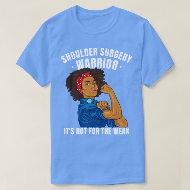 Camiseta Sustitución de hombros Mujeres afroamericanas negr (Diseño del anverso)