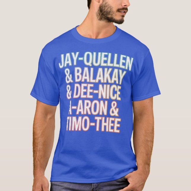 Camiseta Sustitución de nombres de profesores-foto (Anverso)