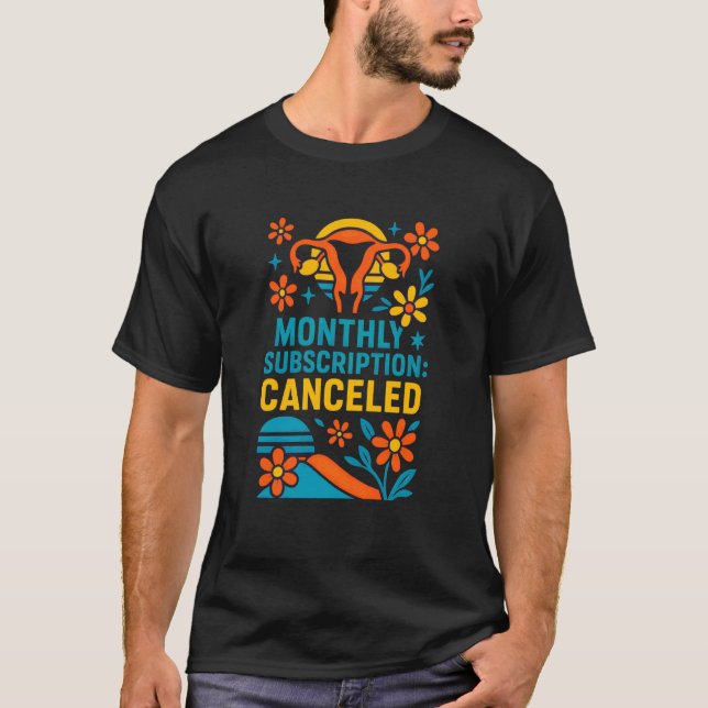 Camiseta Sustracción uterina Suscripción mensual cancelada  (Anverso)