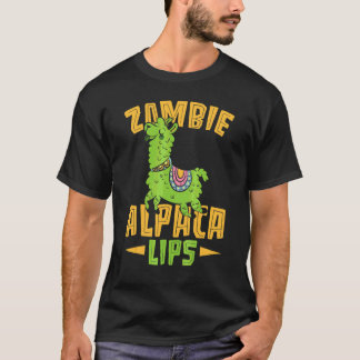 Camiseta Susurrador de Alpacas Llama Alpacalips Zombie