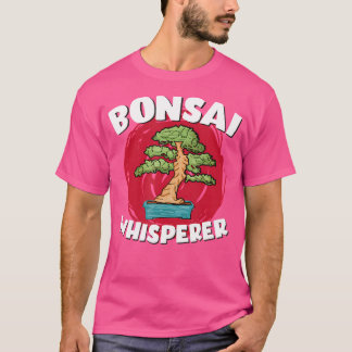 Camiseta Susurrador de Bonsai Divertido Jardinería Japonesa