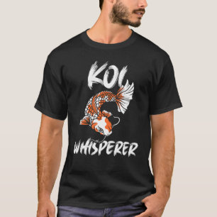 Camiseta Susurrador de carpas Koi japonesas Nishikigoi