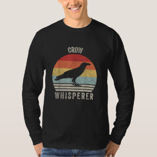 Camiseta Susurrador de Cuervos Retro Amante de las Aves Div