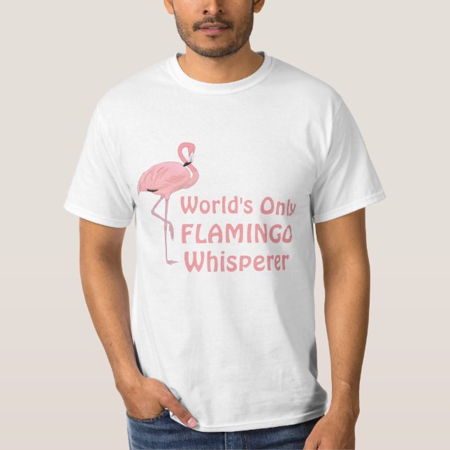 Camiseta Susurrador de Flamenco Divertido (Anverso)
